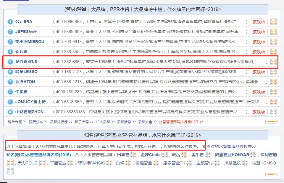 全國管業(yè)十大名牌排名有哪些?它們是如何被評選出來的? 全國管業(yè)十大名牌排名有哪些?它們是如何被評選出來的?