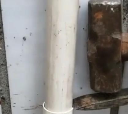 pvc管中間斷了拼接視頻分享，這個思路還是比較實用的！